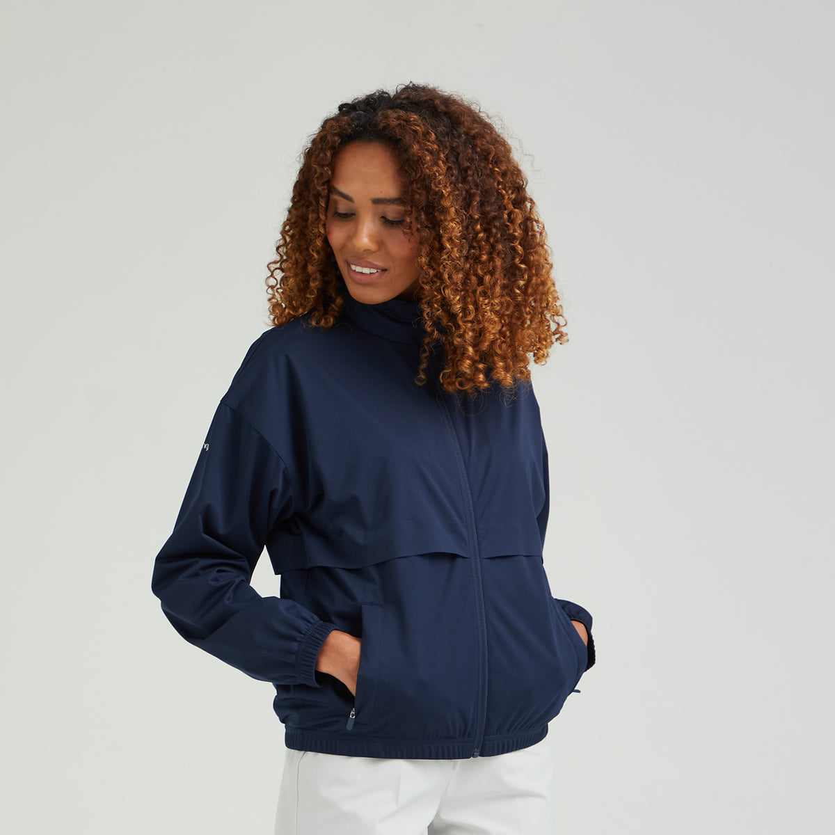 PING Ladies Lightweight Navy Golf Jacket