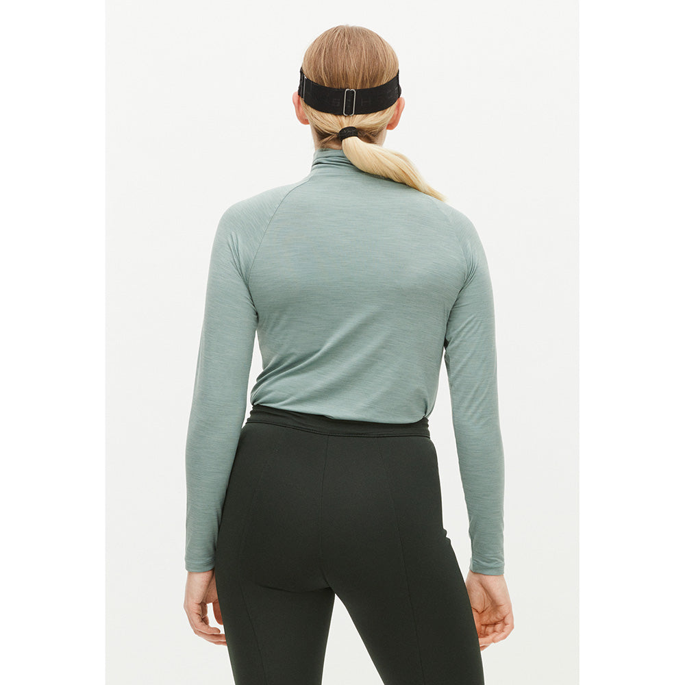 Rohnisch Ladies Hailey Long Sleeve Roll Neck in Ice Green - Last One XXL Only Left