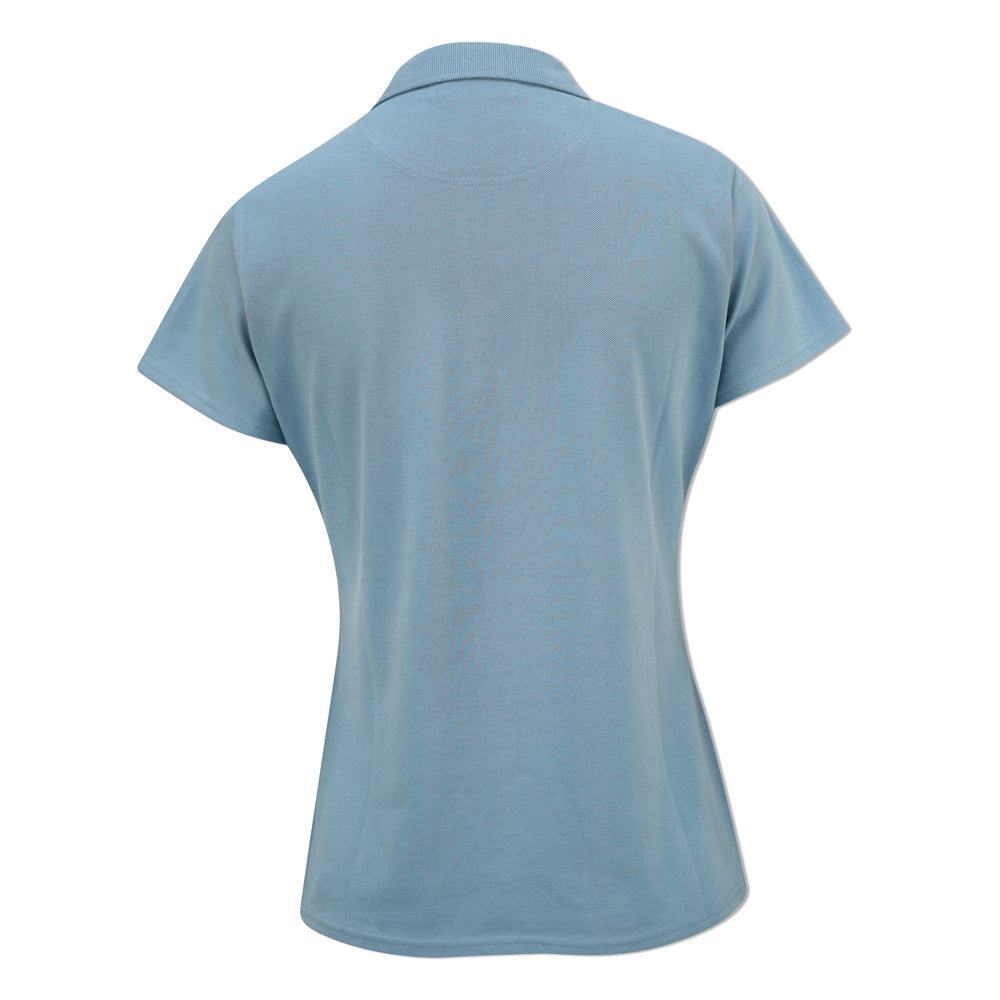 Glenmuir Ladies Pique Knit Short-Sleeve Polo with Soft Cotton Finish in Paradise