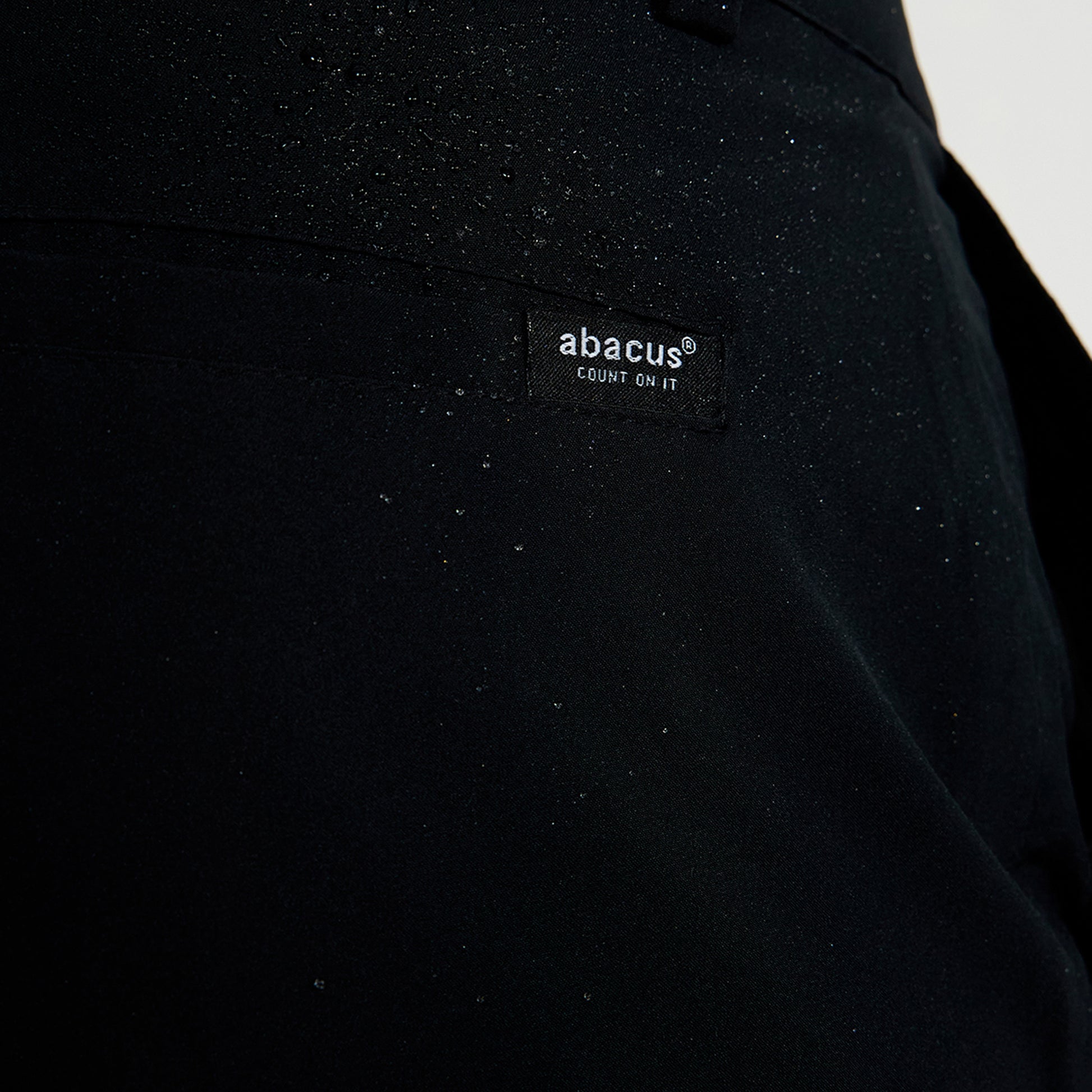 Abacus Mens Black Links Waterproof Trousers with Brushed Inner
