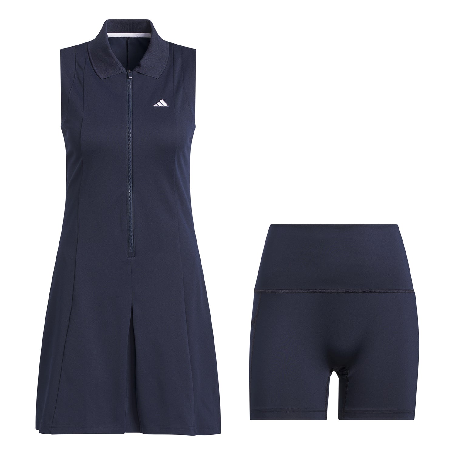 adidas Golf Ladies Navy Dress with Shaped Seam Detailing