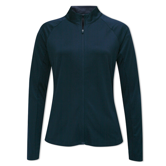 Puma Golf Ladies Ultra Lightweight Full Zip Jacket in Deep Navy