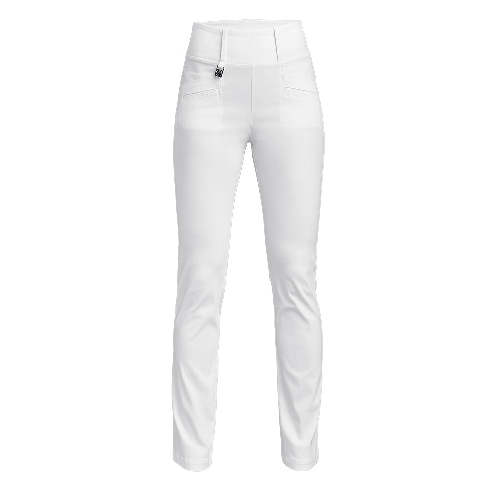 Rohnisch Ladies Slim-Fit Pull-On White Golf Trousers