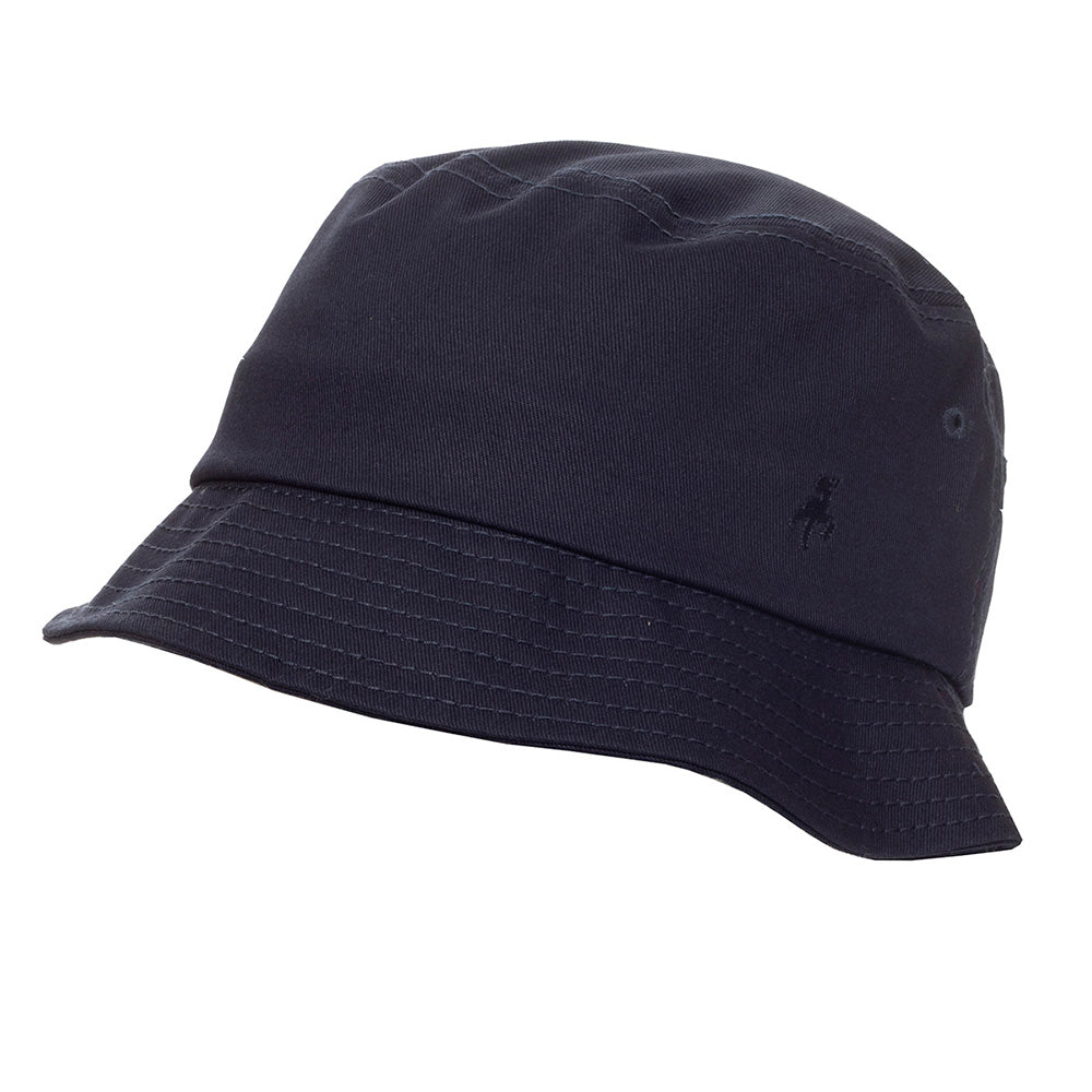 Green Lamb Ladies 100% Cotton Bucket Hat in Navy