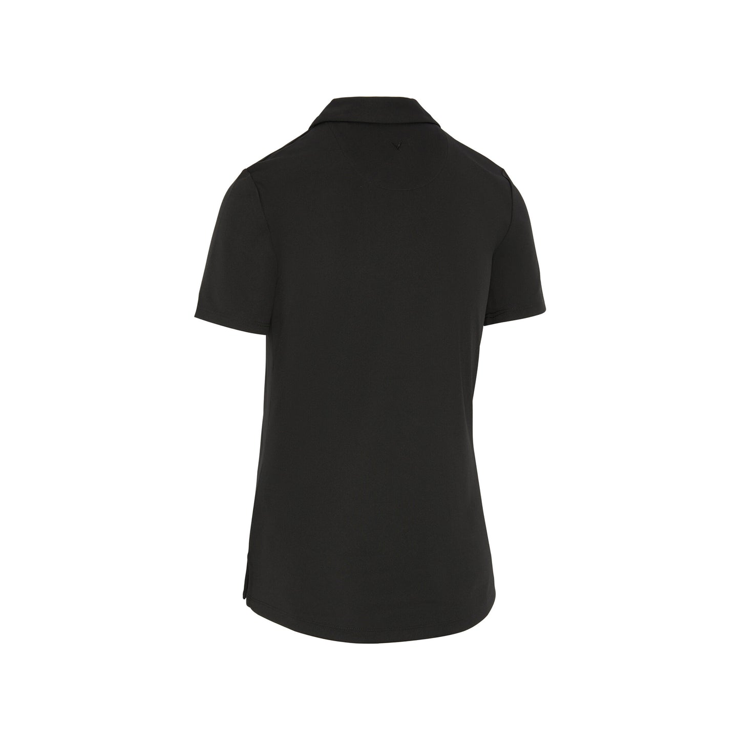 Callaway Ladies Caviar Black Short Sleeve Polo with UV Block Protection