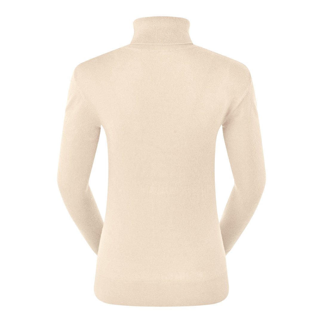 Pure Ladies Fine Knit Super-Soft Roll Neck