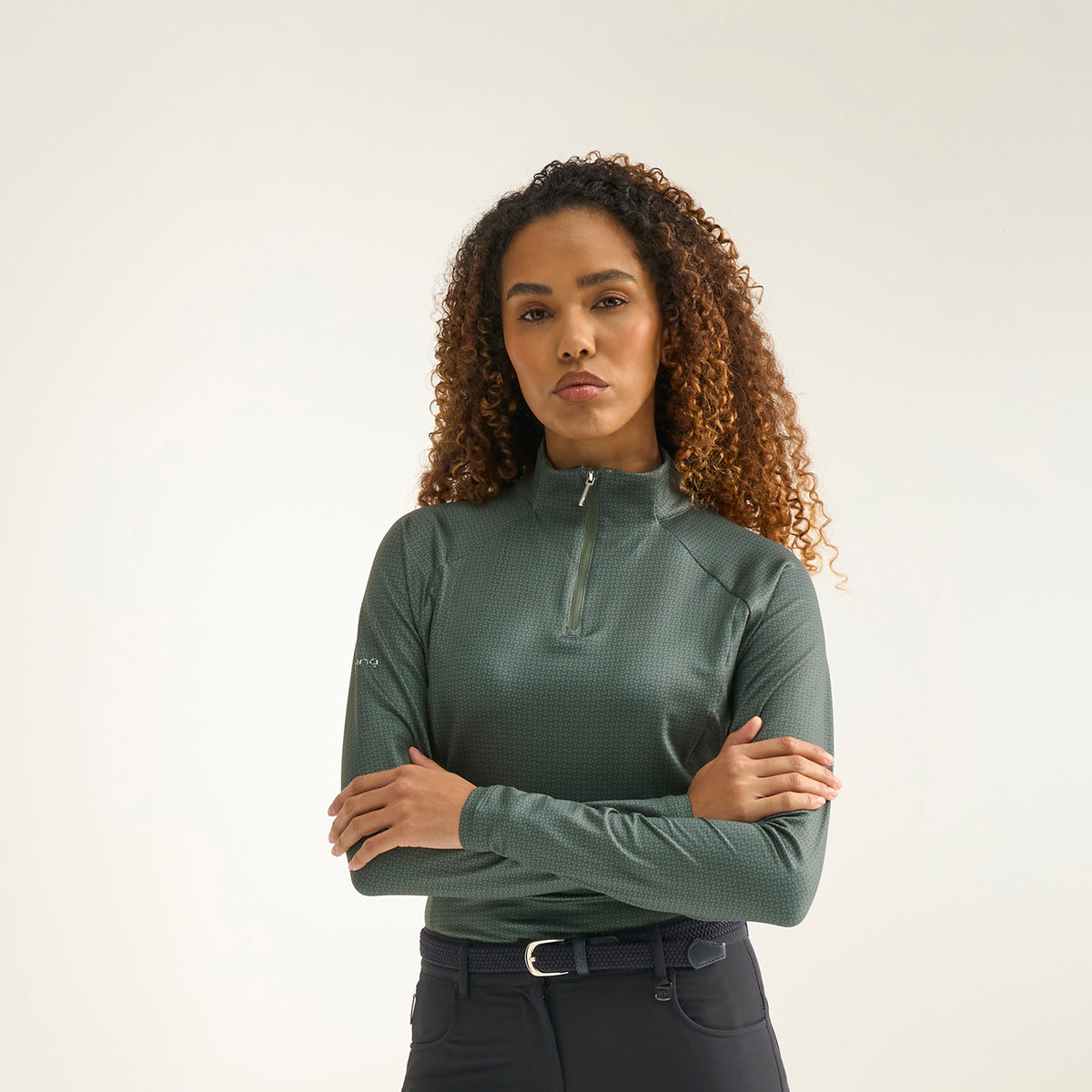 PING Ladies Printed Long-Sleeve Golf Top