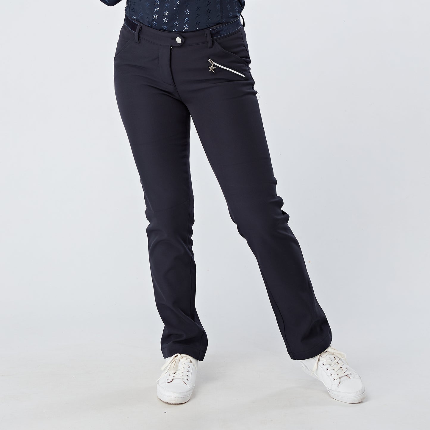 Swing Out Sister Ladies Windstopper Water Resistant Thermal Trousers in Midnight Navy