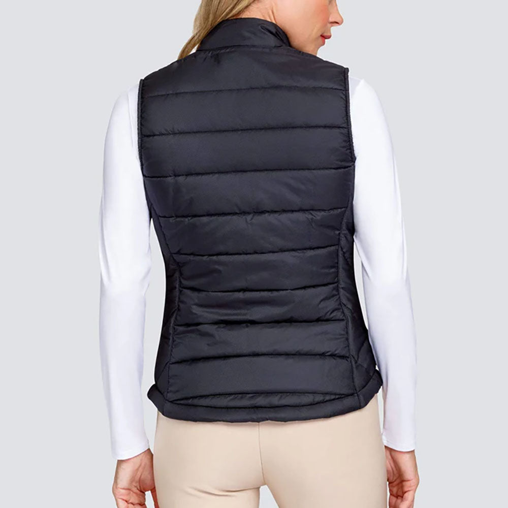 Tail Ladies Quilted Gilet in Onyx Black