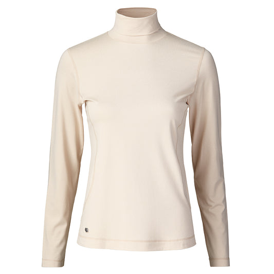 Daily Sports Ladies Oatmeal Roll-Neck Golf Top