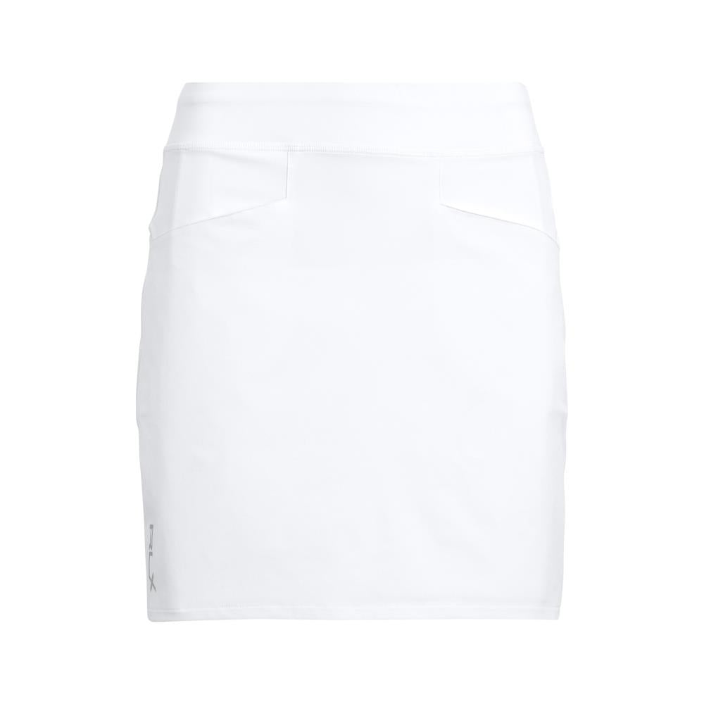 Ralph Lauren Ladies Pull-On Skort with Back Pleats in Pure White - Last One XL Only Left