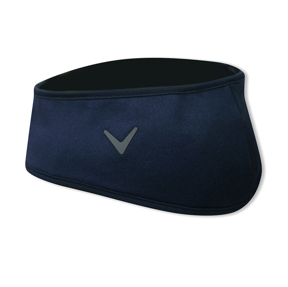 Callaway Ladies Fleece Lined Ponytail Headband in Navy Blue