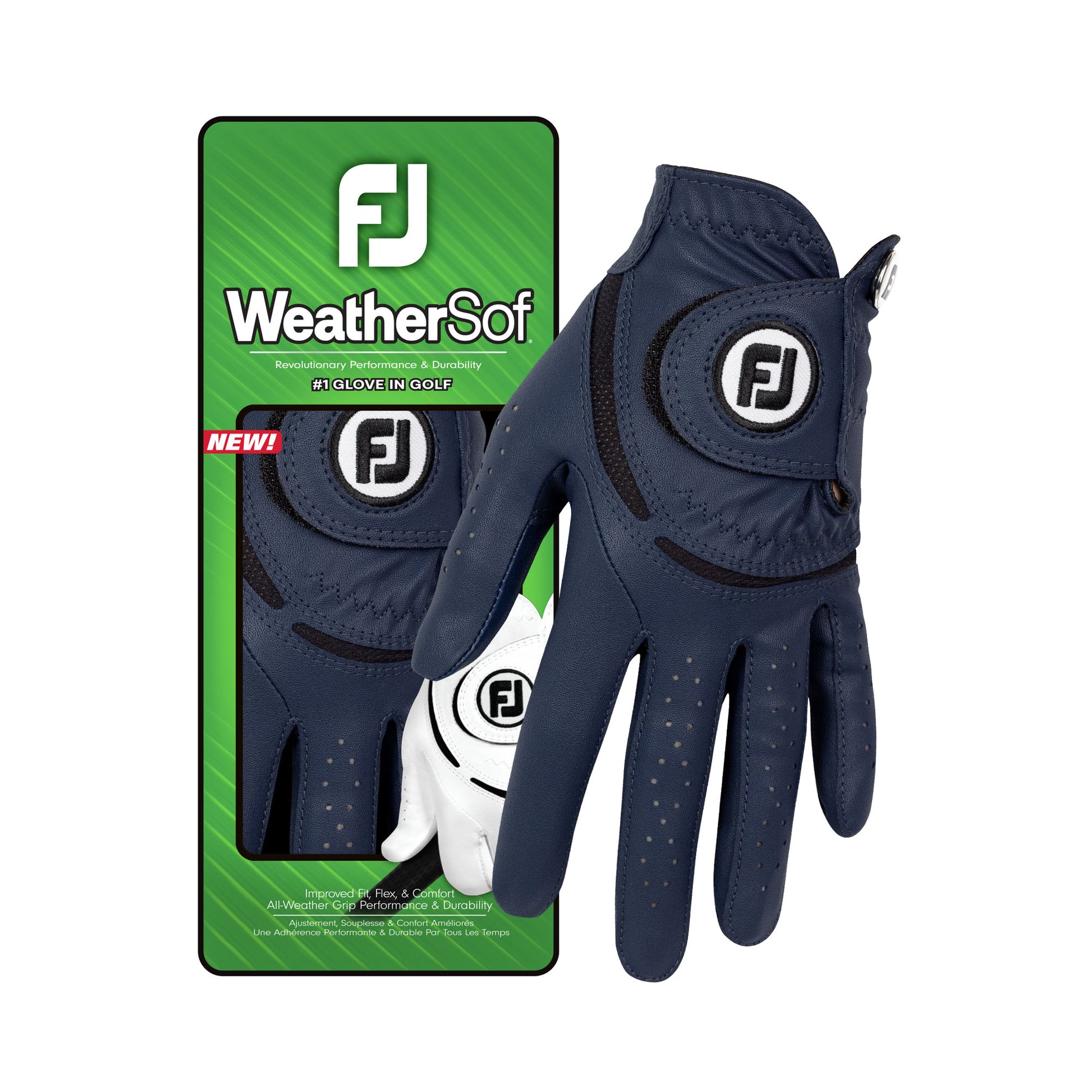 FootJoy Women's Navy WeatherSof Golf Glove