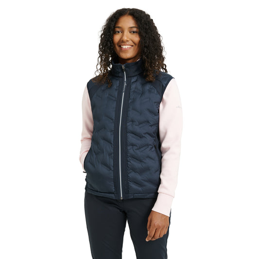 Abacus Ladies Portrush Hybrid Gilet in Navy