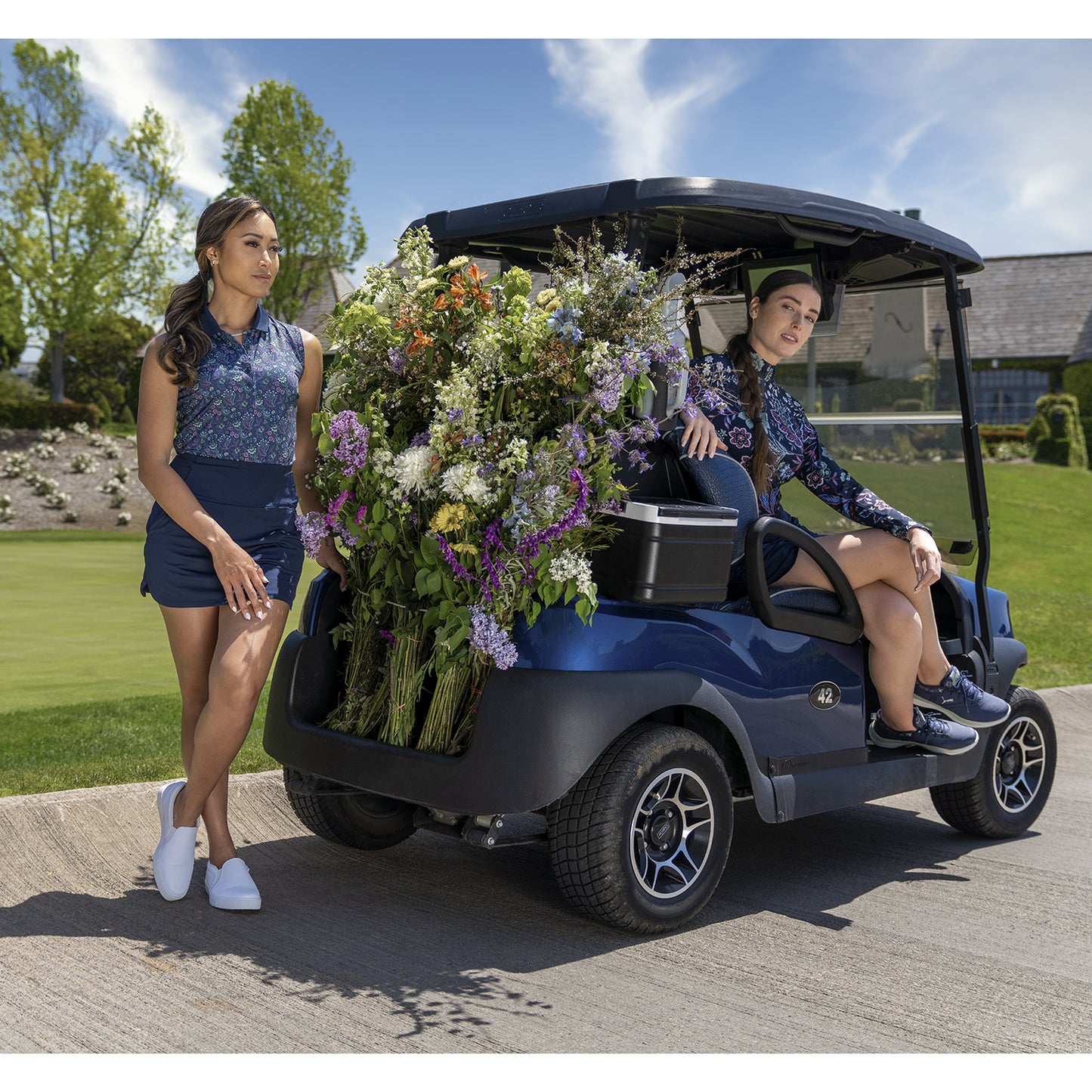 Puma Golf Ladies PWRMESH Pull-On Skort with Liberty Print