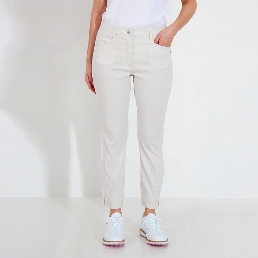 Abacus Ladies 7/8 Pinstripe Trousers - Effortless Style & Performance