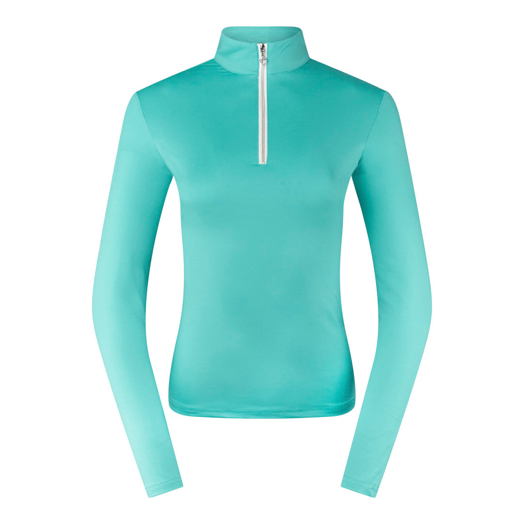 Pure Ladies Lightweight Mid-Layer Top in Ocean Blue