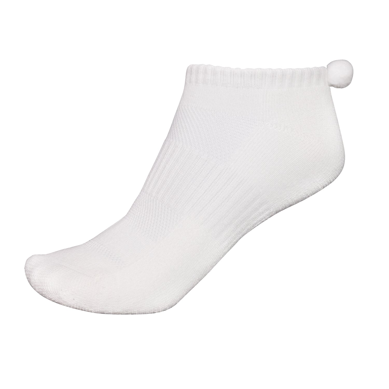 FootJoy Ladies ProDRY Pom-Pom Socks in White