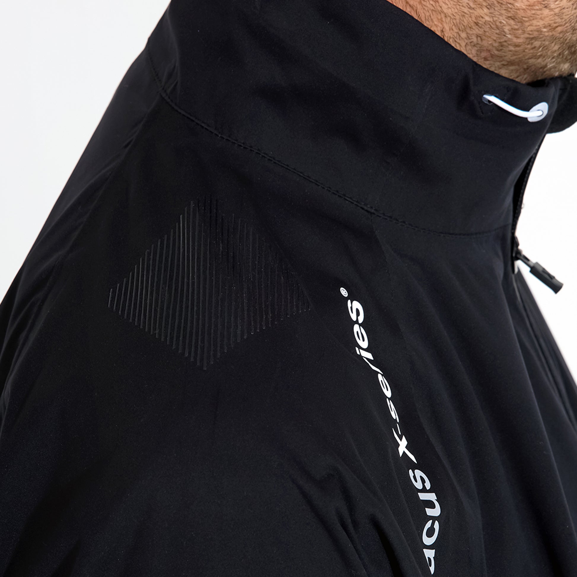 Abacus Mens Pitch 37.5 Technology Rain Jacket in Black