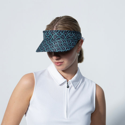 Daily Sports Ladies Visor with Adjustable Fit in a Geometric Print