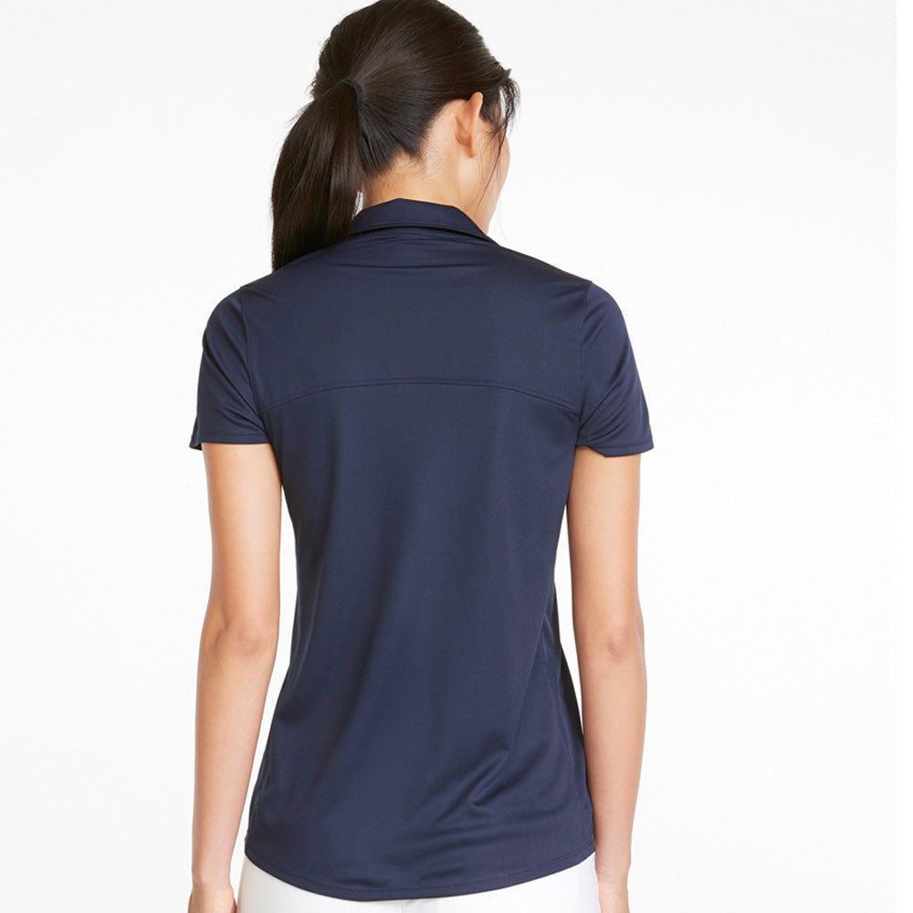 Puma Ladies Navy Blazer Short Sleeve Golf Polo