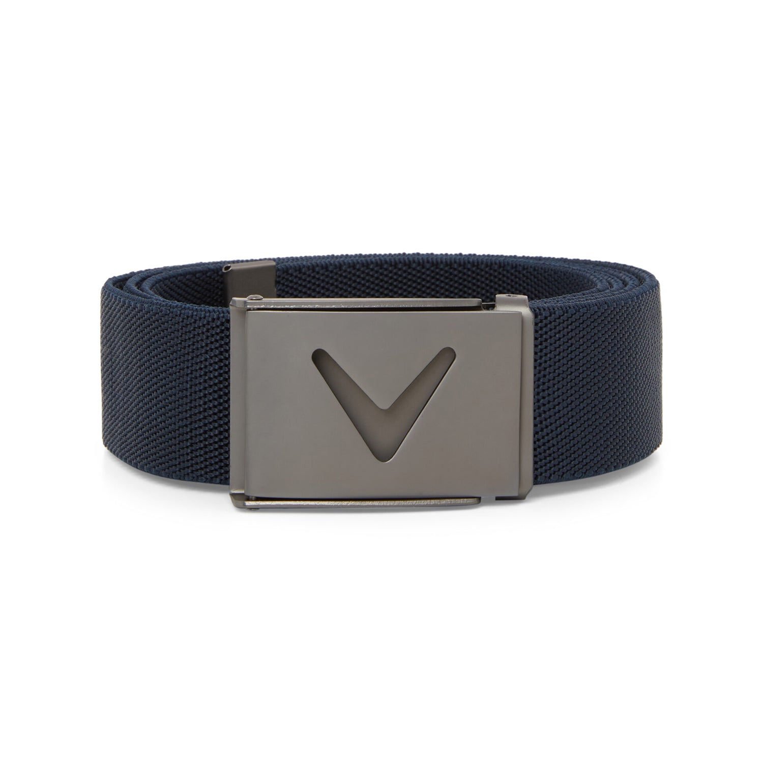 Callaway Golf Men's V-Logo Webbed Belt in Navy