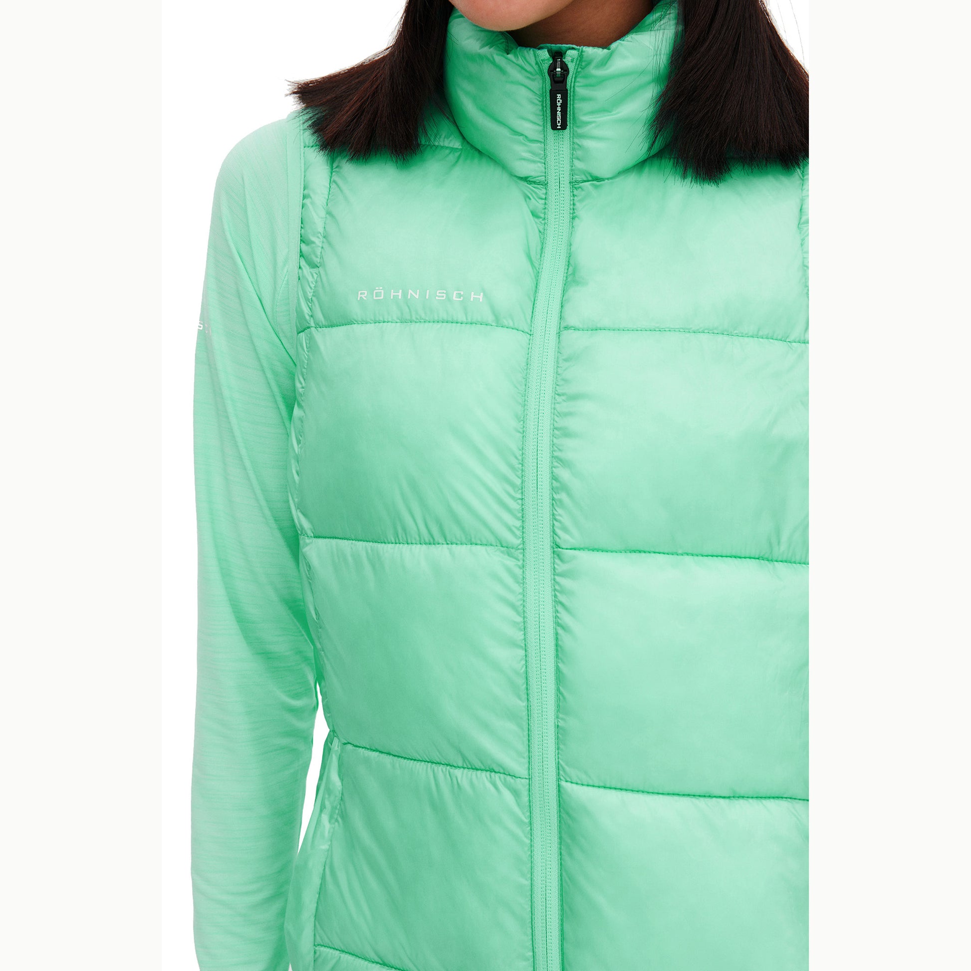 Rohnisch Ladies Quilted Gilet in Opal