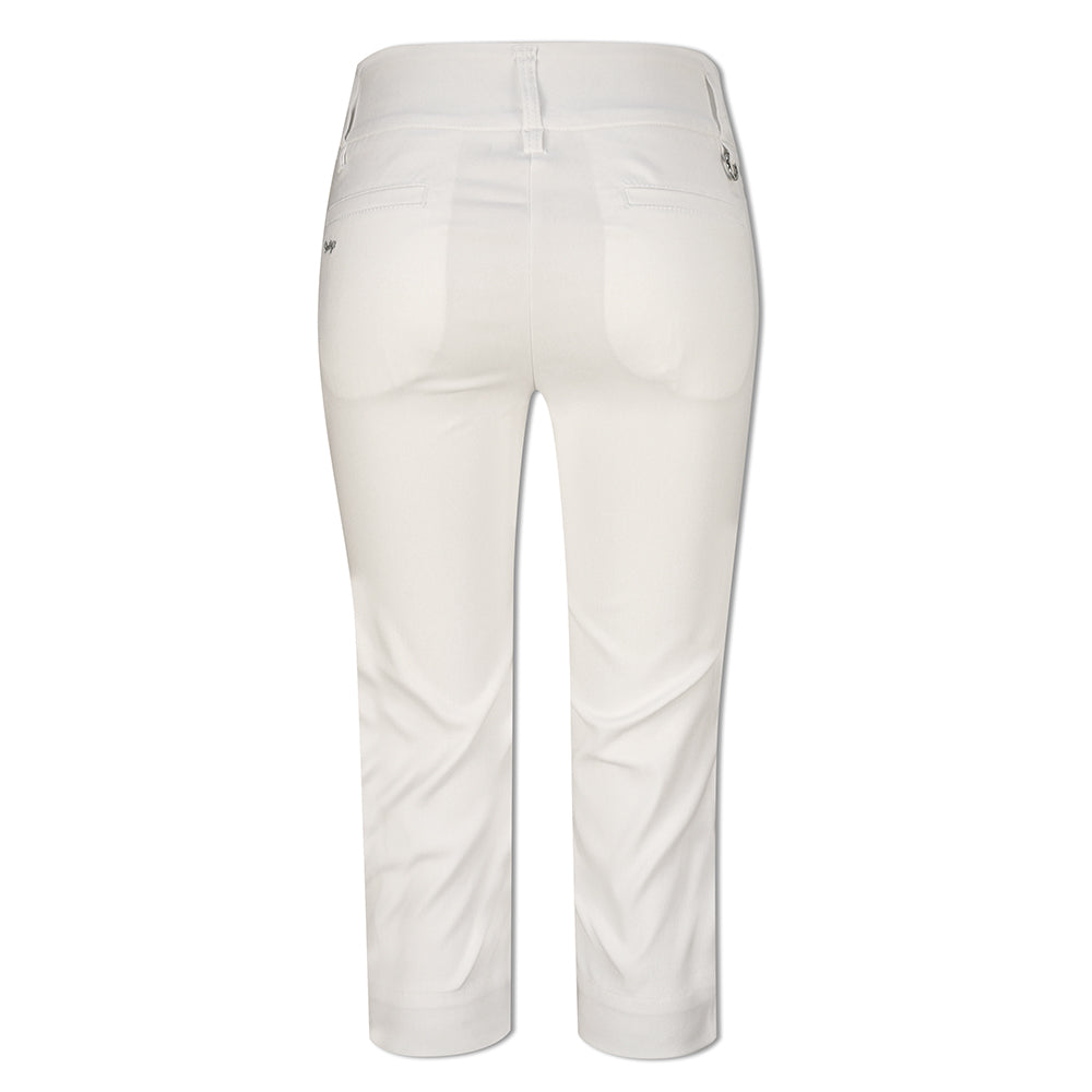 Daily Sports Ladies Pull-On White Golf Capris 