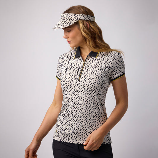 Glenmuir Ladies Printed Polo for Elevated Style with Sophisticated Performance