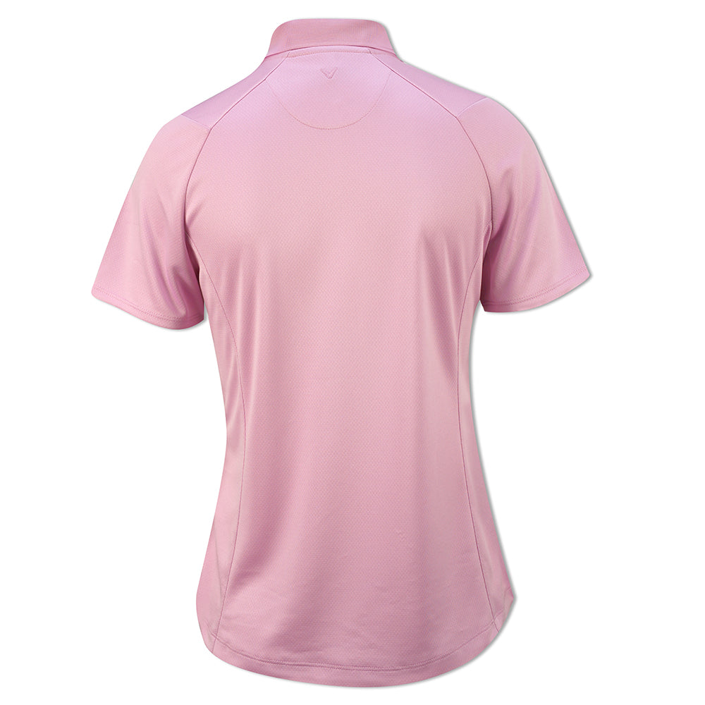 Callaway Ladies Short Sleeve Swing Tech Polo with Opti-Dri in Lilac Chiffon