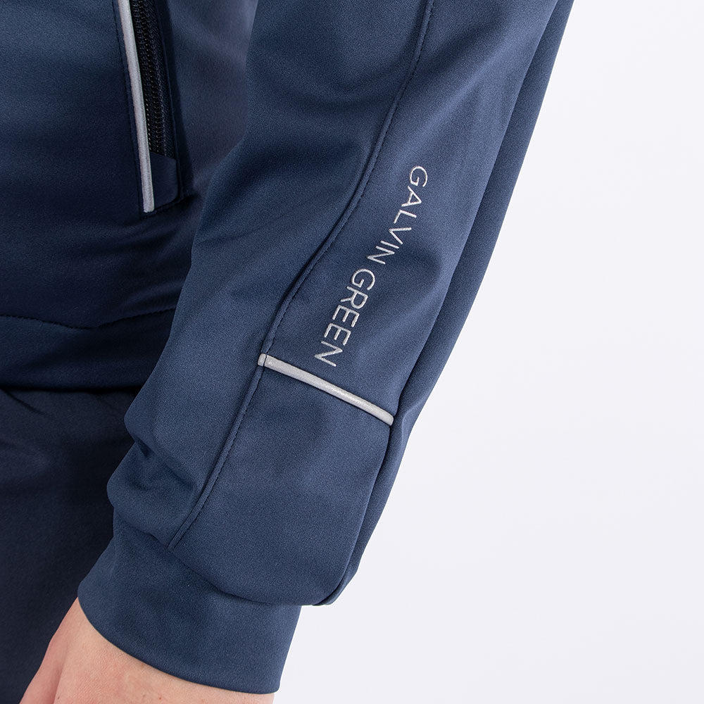Galvin Green Ladies INTERFACE Full Zip Jacket in Navy and White