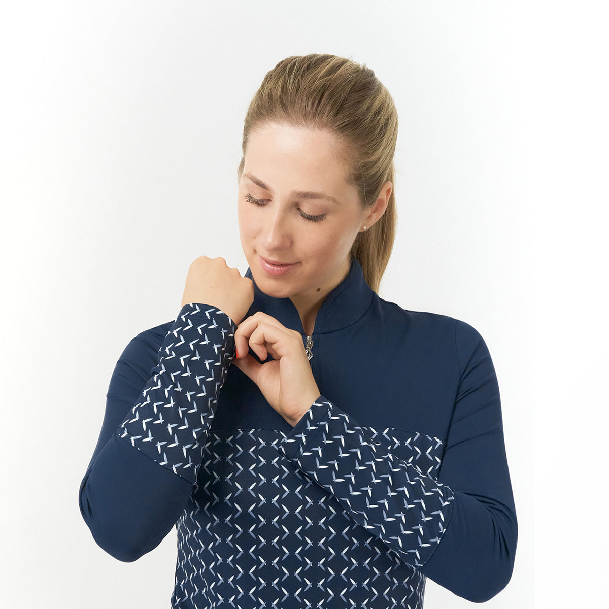 Pure Ladies Long Sleeve Mid-layer Golf Top