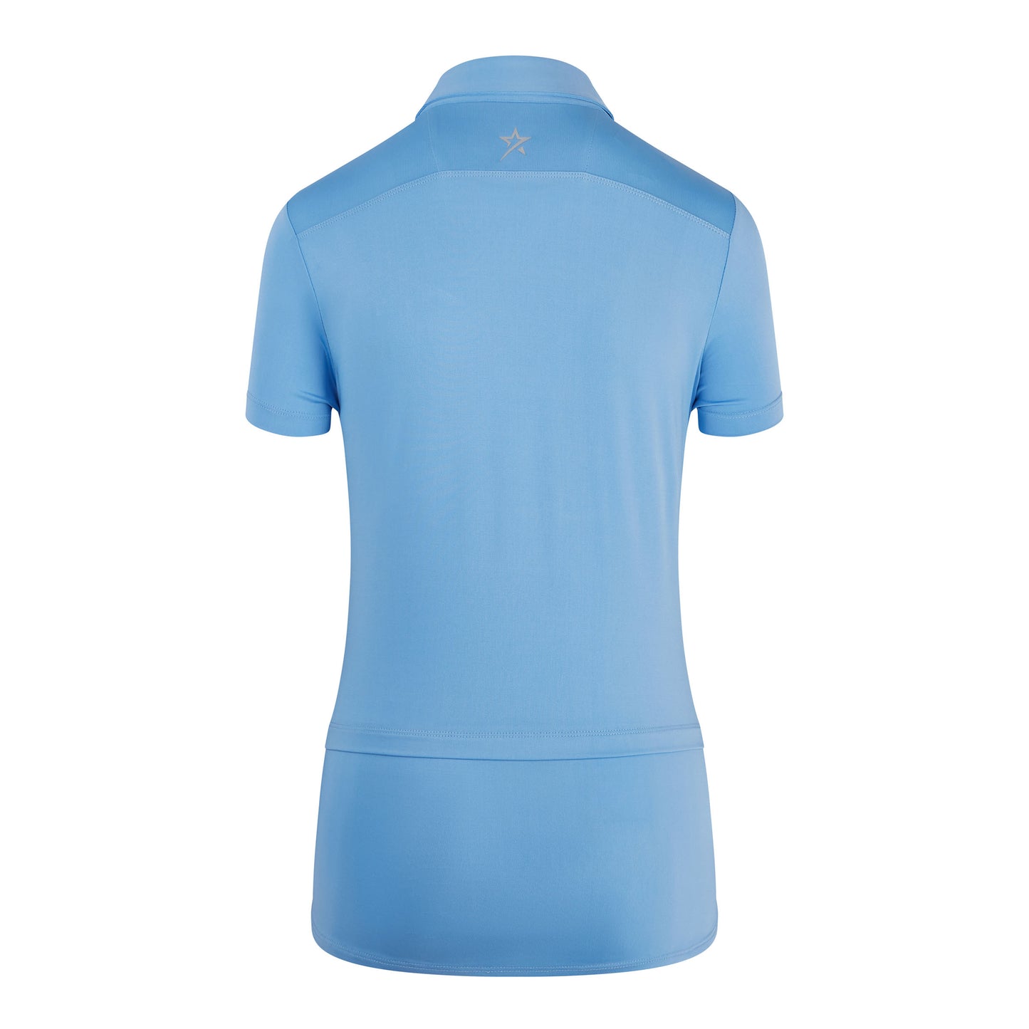 Swing Out Sister Ladies Cap Sleeve Polo in Tranquil Blue