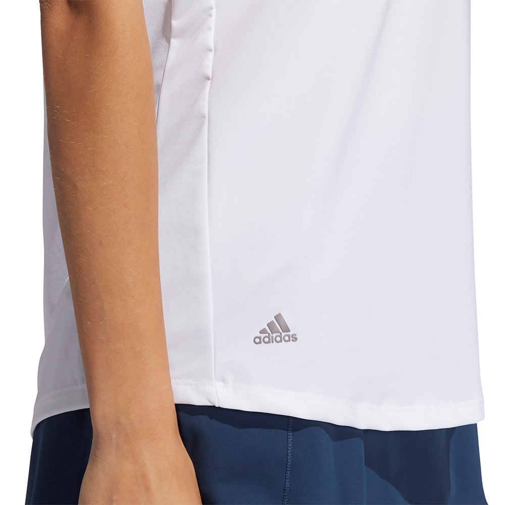 adidas Ladies Ultimate365 Short Sleeve Polo in White