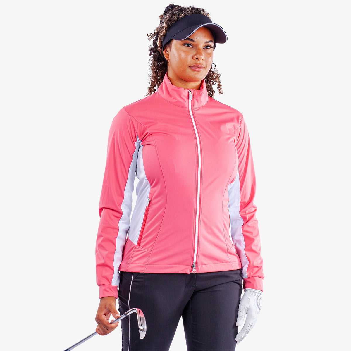 Galvin Green Women's Windproof Navy Jacket for INTERFACE-1™ Innovation with Tailored Elegance