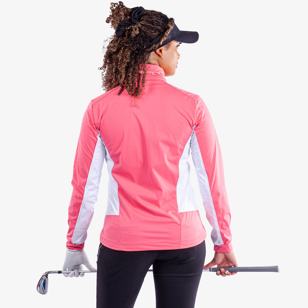 Galvin Green Women's Windproof Navy Jacket for INTERFACE-1™ Innovation with Tailored Elegance