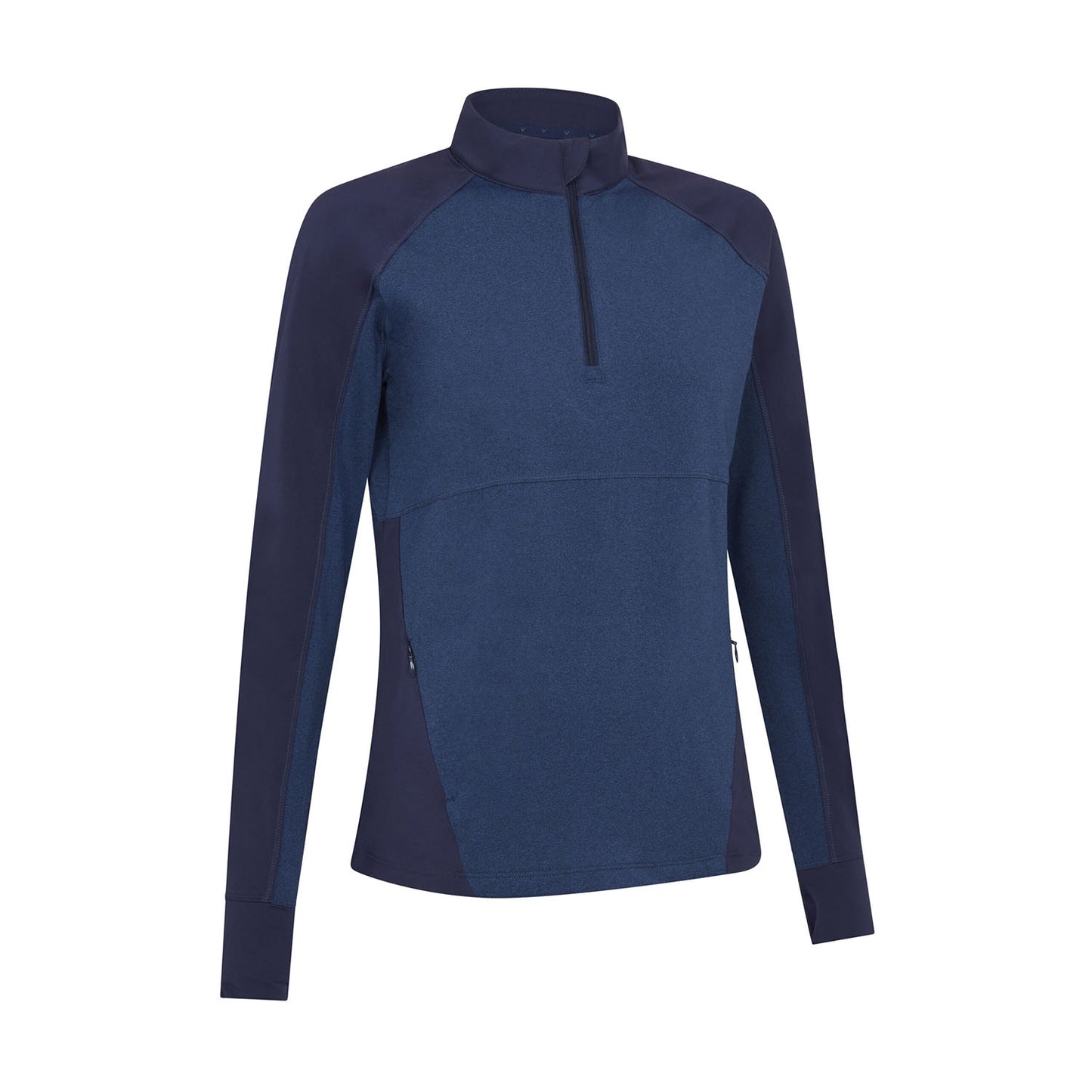 Callaway Women's Soft-Stretch Water Repellent 1/4 Zip Top in Navy