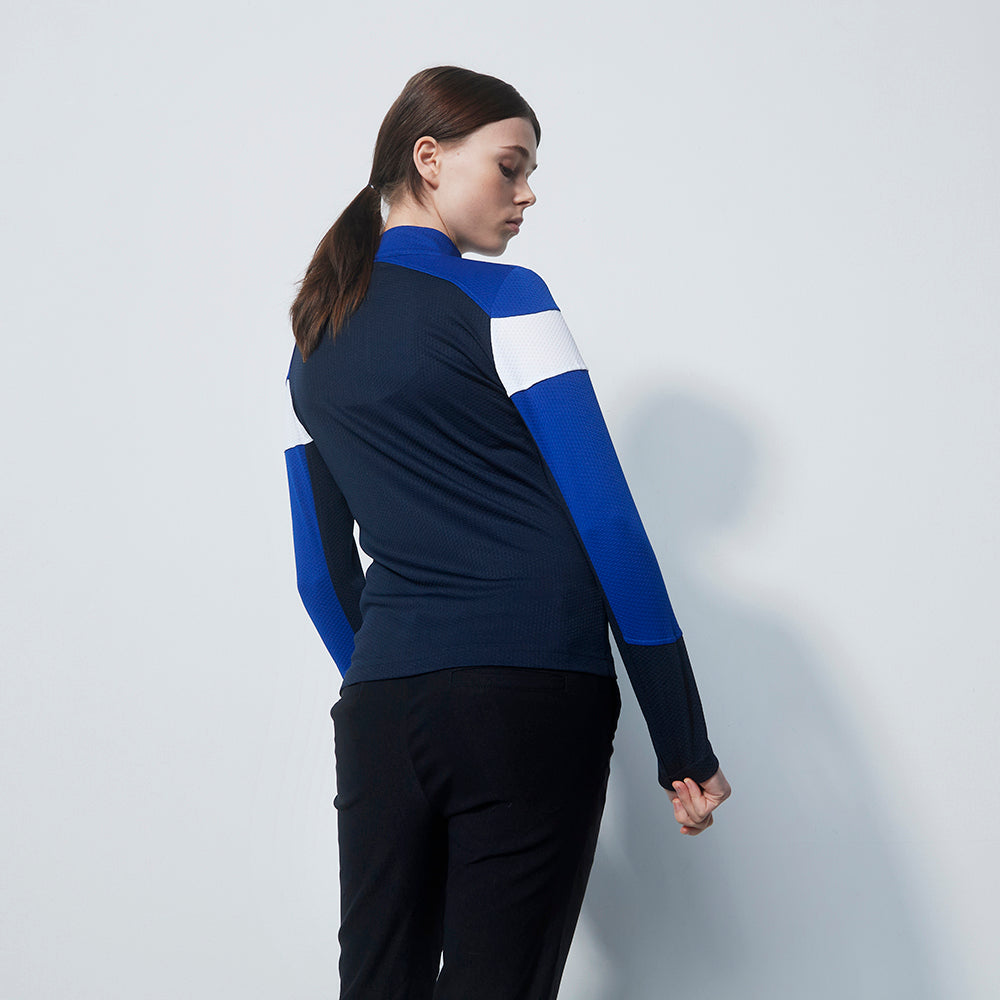 Daily Sports Ladies Long Sleeve Colour Block Mid-Layer