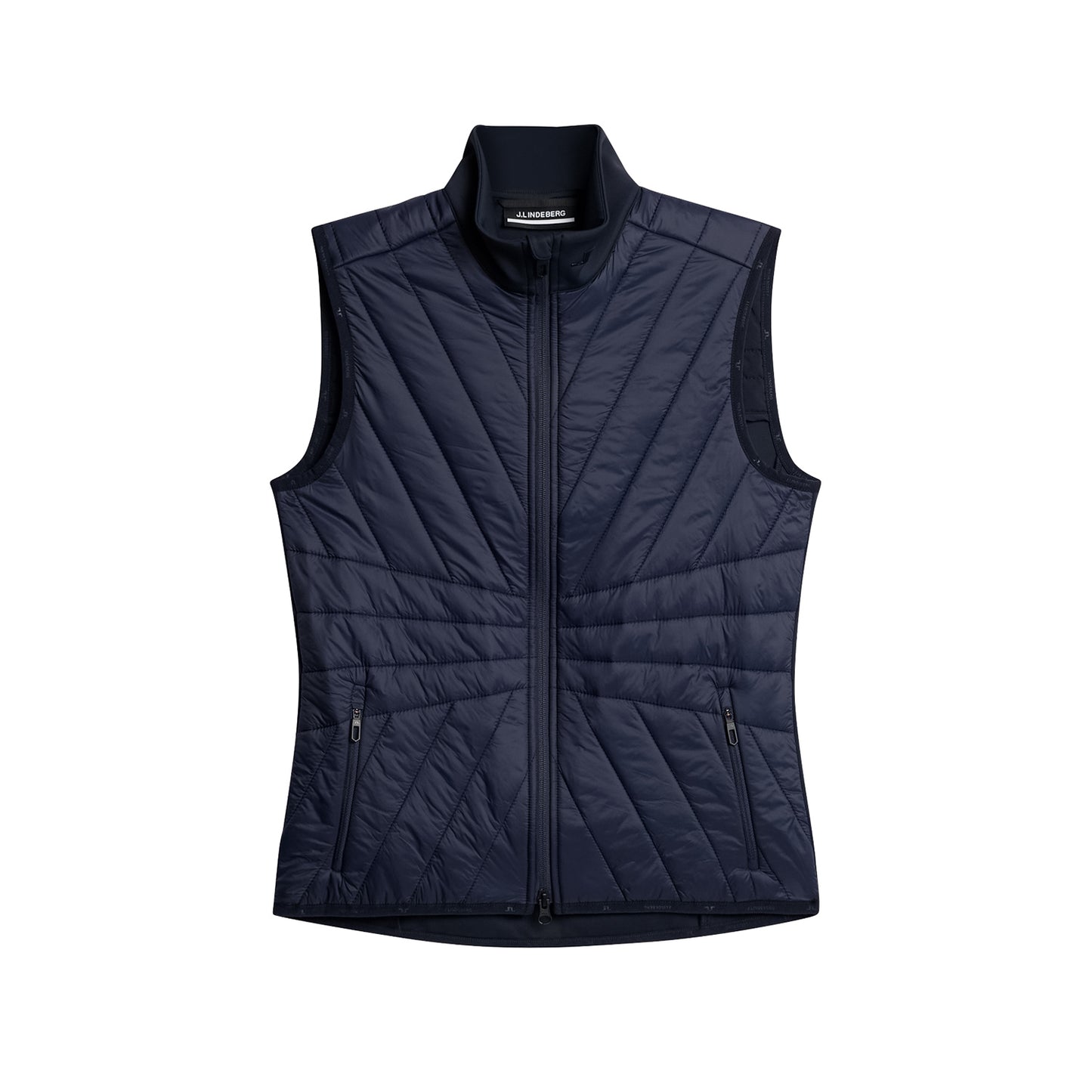 J.Lindeberg Ladies Quilted Hybrid Gilet in Navy