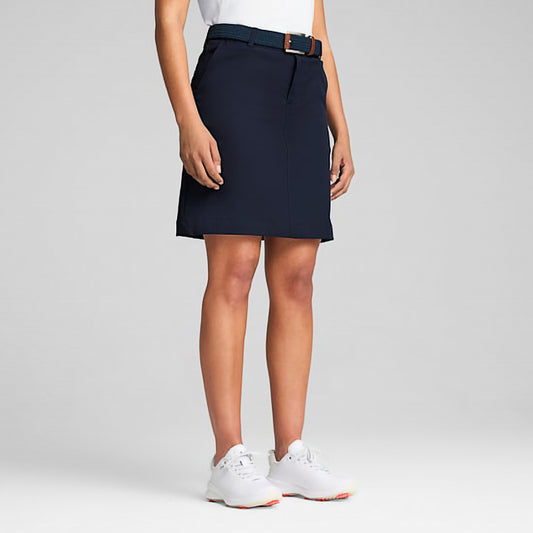 Puma Golf Ladies Skort With Part Elasticated Waistband in Navy