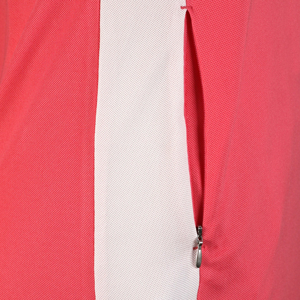 Glenmuir Ladies Sleeveless Dress with UPF50+ in Sorbet & White
