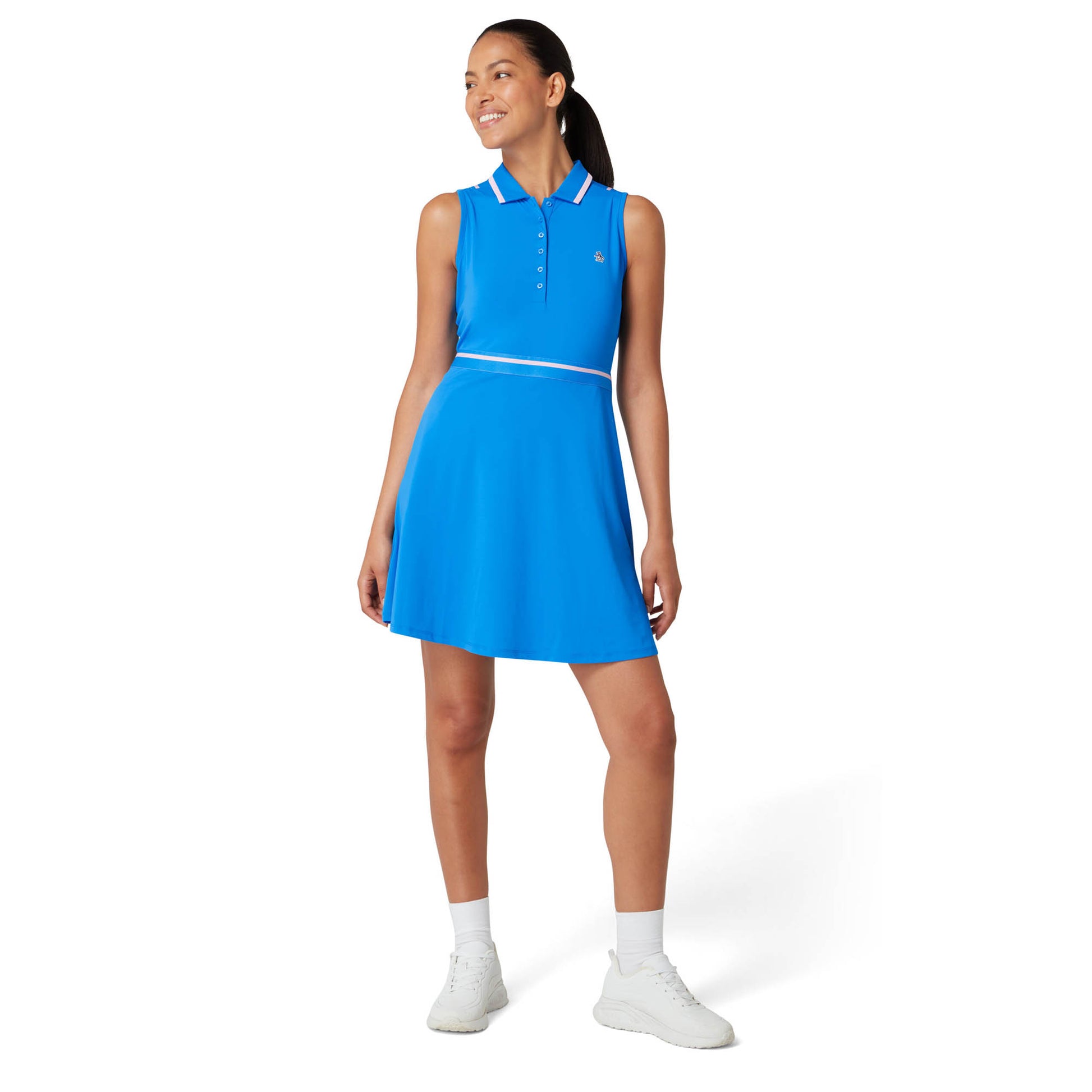 Original Penguin Ladies Sleeveless Colourblock Dress with Taping Detail