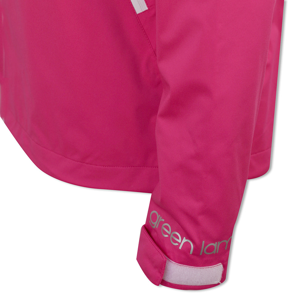 Green Lamb Ladies Hush Waterproof Jacket in Cerise - XS Only Left