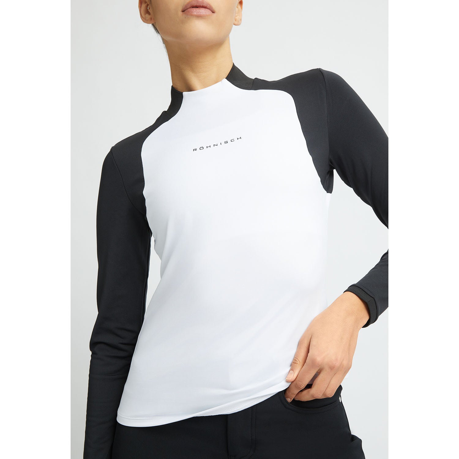 Rohnisch Ladies Brushed Long Sleeve Golf Top