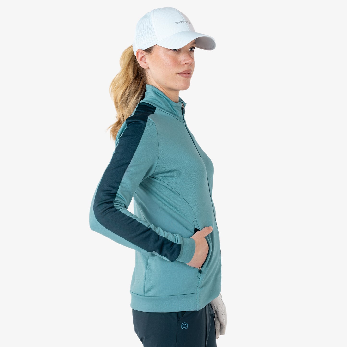 Galvin Green Ladies Full-Zip INSULA Golf Jacket with Smart Navy Details