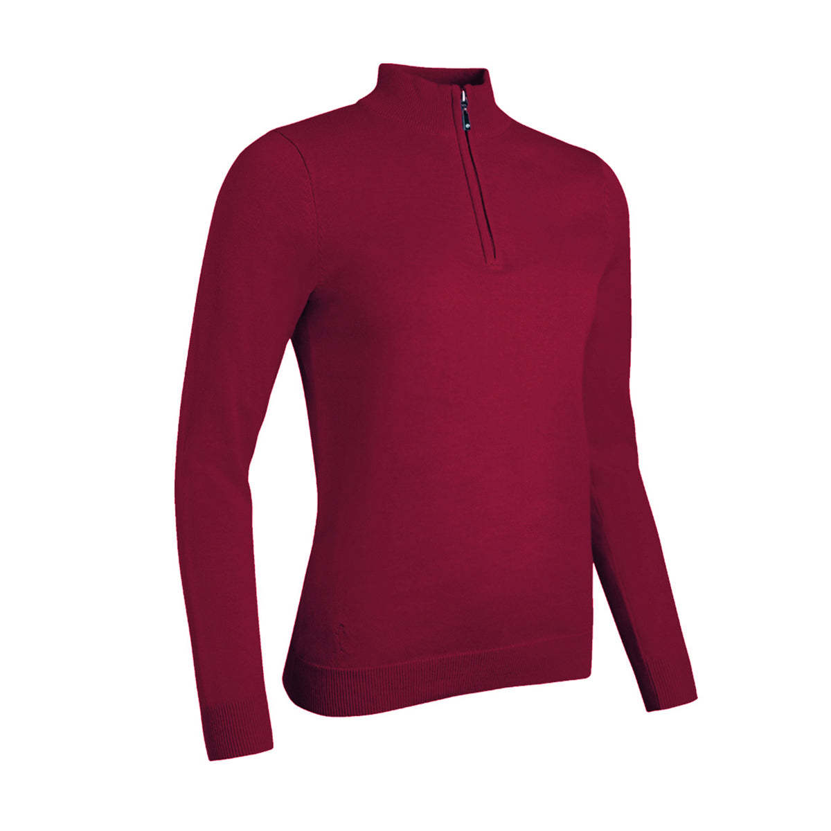 Glenmuir Ladies 100% Cotton Half-Zip Sweater