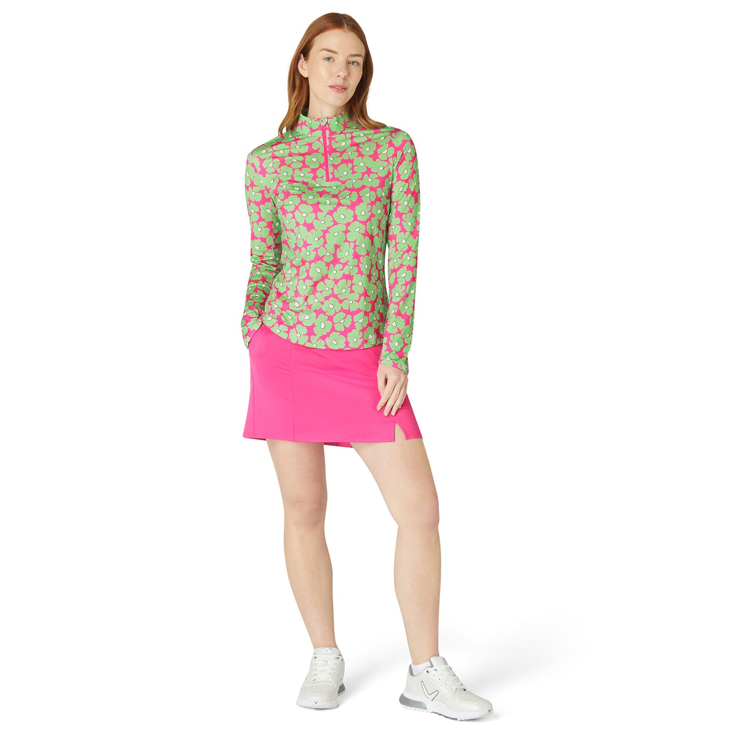 Callaway Ladies Golf Top with Floral Print Design