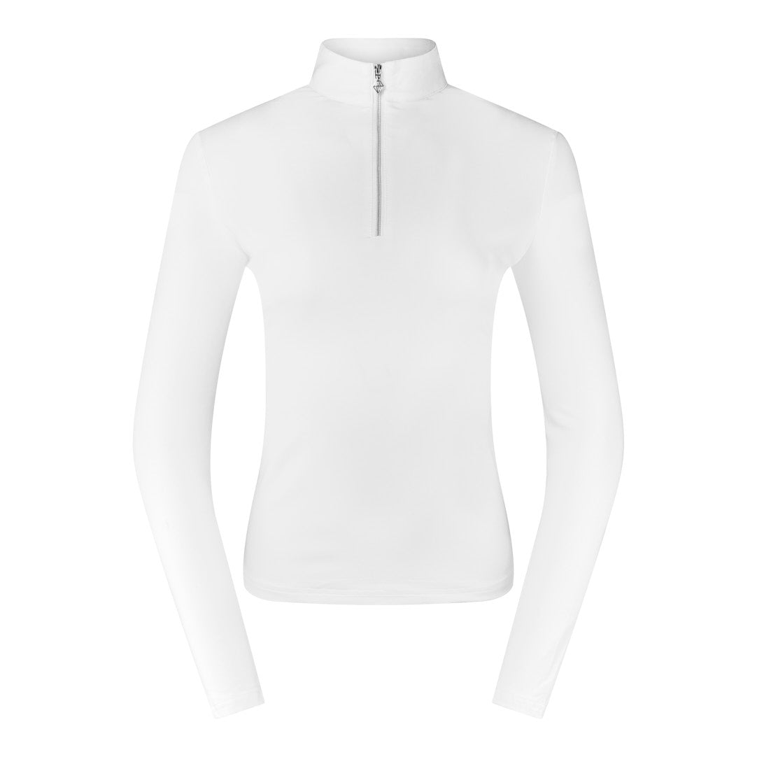 Pure Ladies Lightweight Mid-Layer Top in White