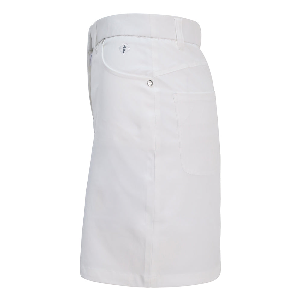 Pure Golf Ladies Stretch Skort in White