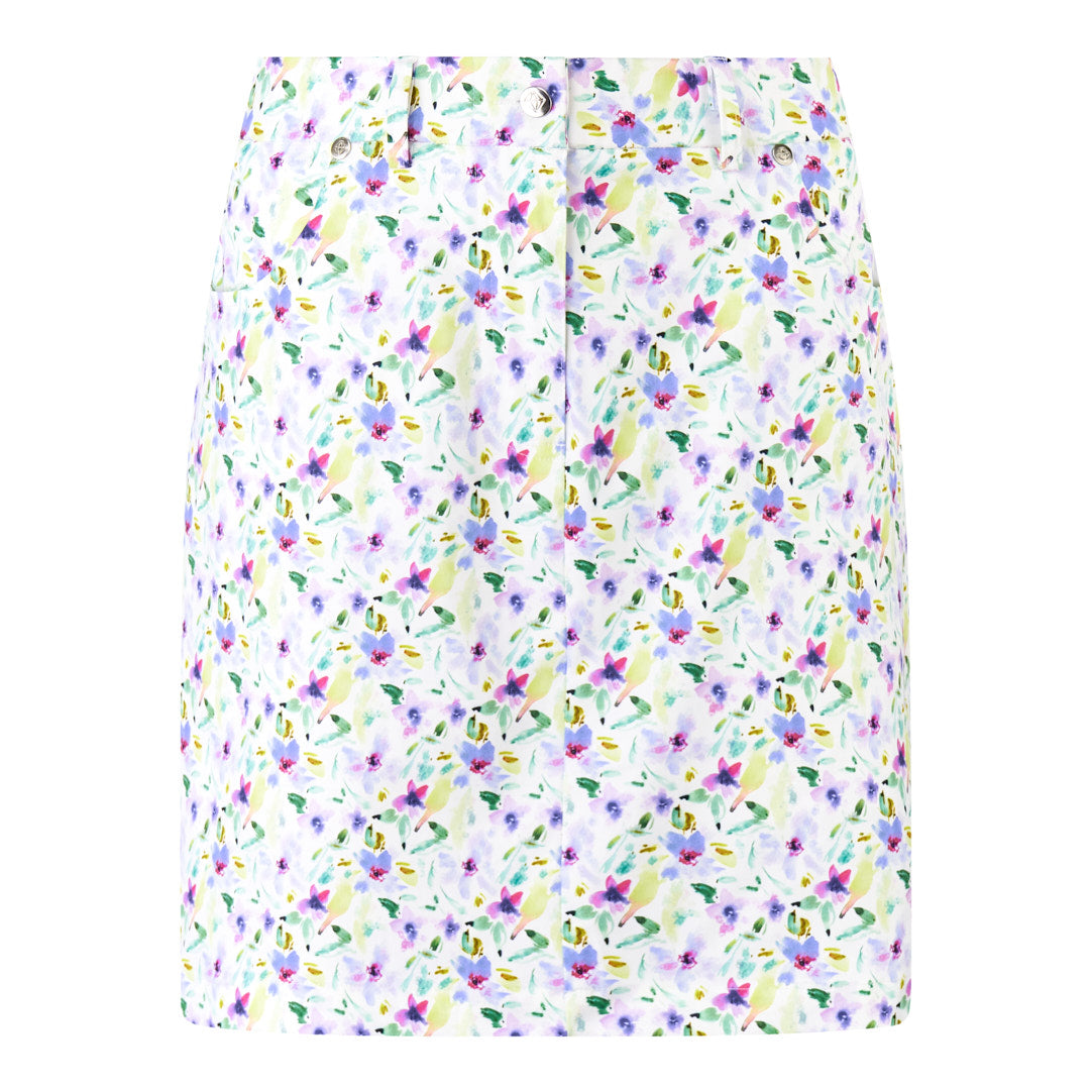 Pure Golf Skort in Ethereal Bouquet Print